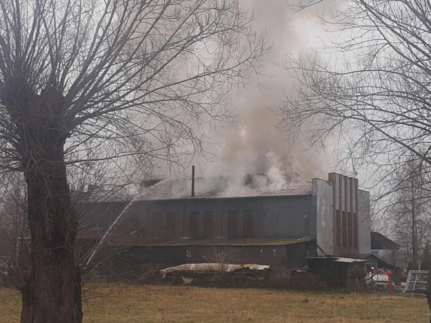 Pożar w Roztokach /Gorąca Linia RMF FM