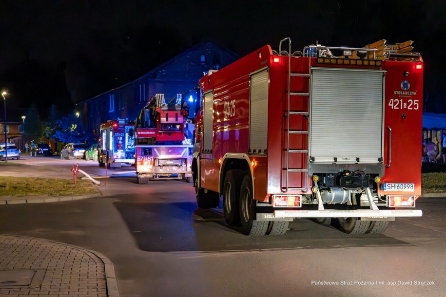Pożar w Rudzie Śląskiej /KMP PSP Ruda Śląska /
