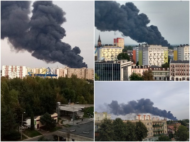 Pożar w Sosnowcu /Gorąca Linia RMF FM