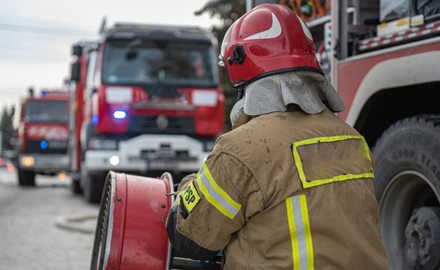 Pożar w stadninie koni niedaleko Krakowa. Jedna osoba nie żyje