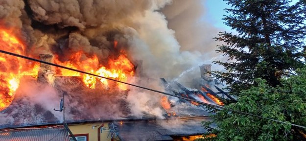 Pożar w Starachowicach /Gorąca Linia RMF FM