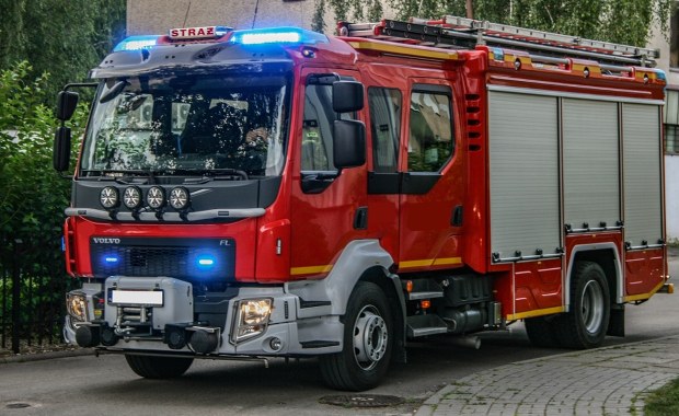 Pożar w Świętokrzyskiem. Ogień zniszczył dom