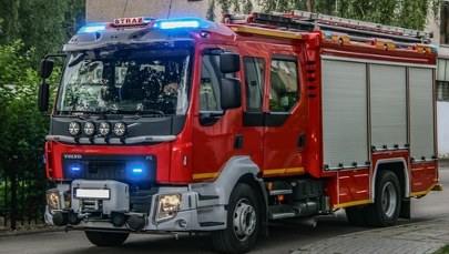 Pożar w Świętokrzyskiem. Ogień zniszczył dom