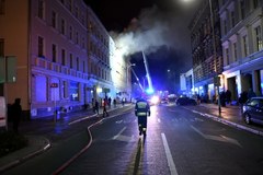 Pożar w Szczecinie. Jedna osoba ranna