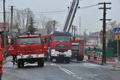 Pożar w szkole w Gorzkowicach