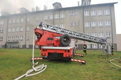 Pożar w szkole w Gorzkowicach