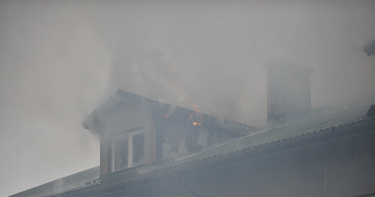 Pożar w szkole w Gorzkowicach