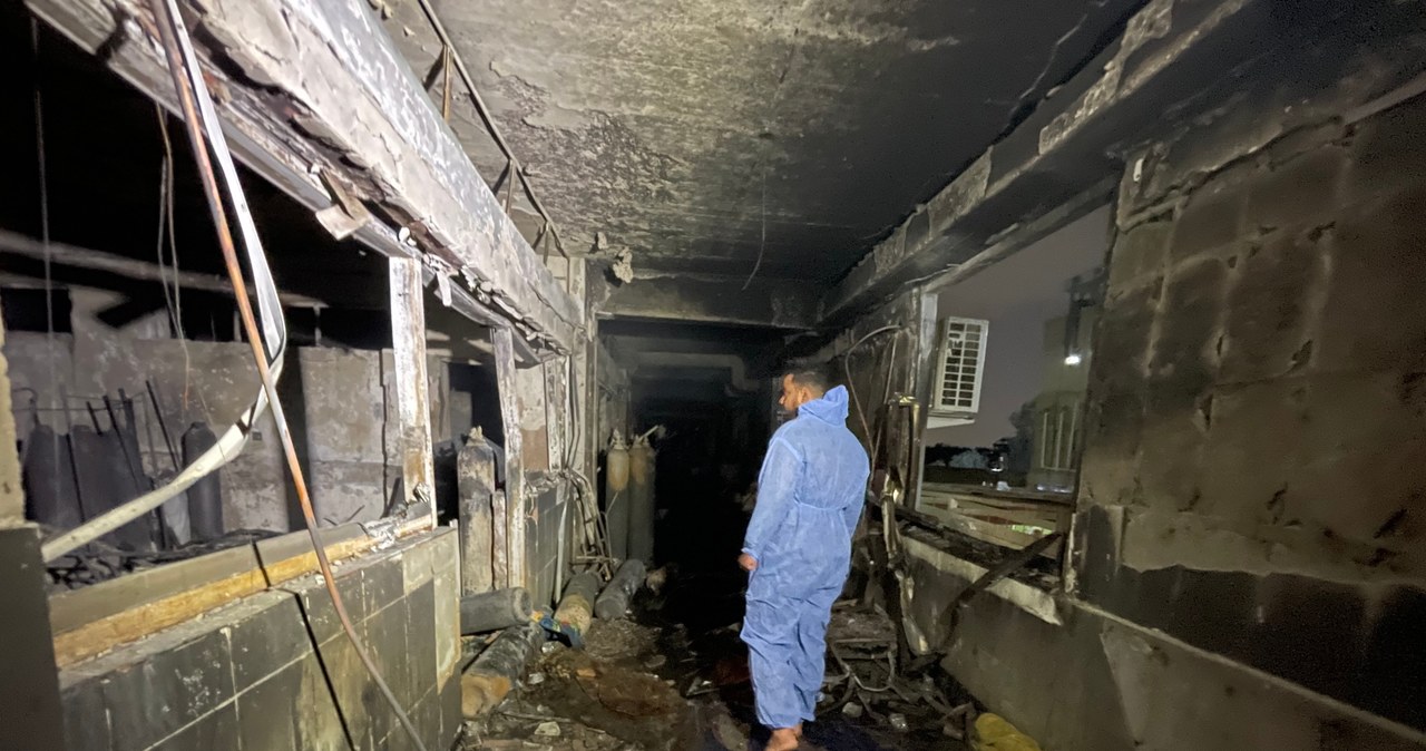 Pożar w szpitalu zakaźnym w Iraku. 58 pacjentów nie żyje