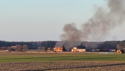Pożar w Tarchałach Małych. Pięcioosobowa rodzina straciła dorobek życia