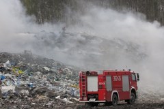 Pożar w Wałbrzychu. Prawdopodobnie ktoś podpalił składowisko odpadów