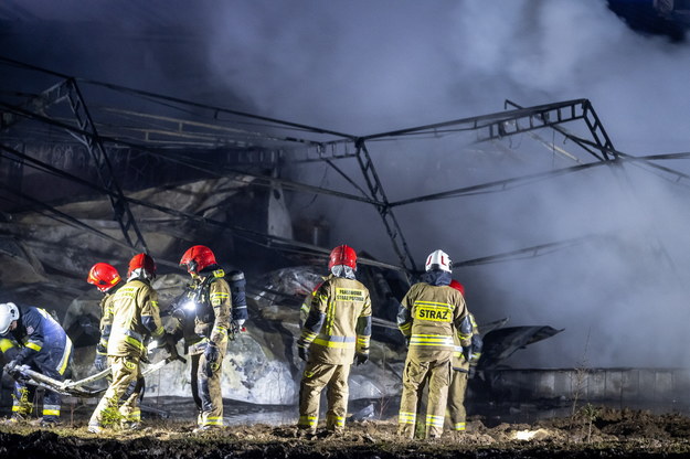 Pożar w Wałdowie Królewskim /Tytus Żmijewski /PAP