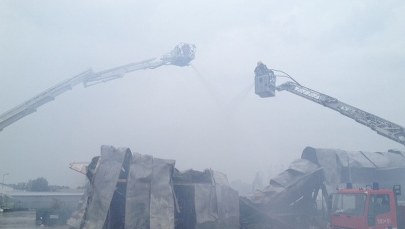 Pożar w Wólce Kosowskiej: Policja nie wyklucza podpalenia