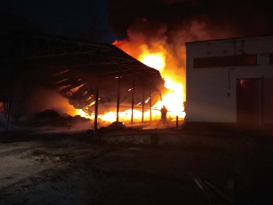 Pożar w Wołominie /Gorąca Linia RMF FM /