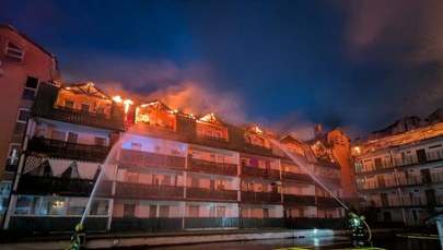 Pożar w Ząbkach. Wojewoda zapowiada wsparcie dla pogorzelców