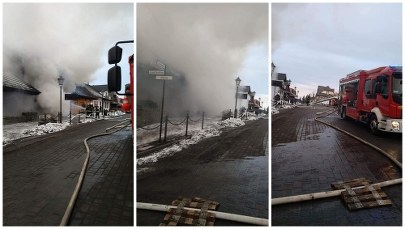 Pożar w zabytkowym centrum Lanckorony