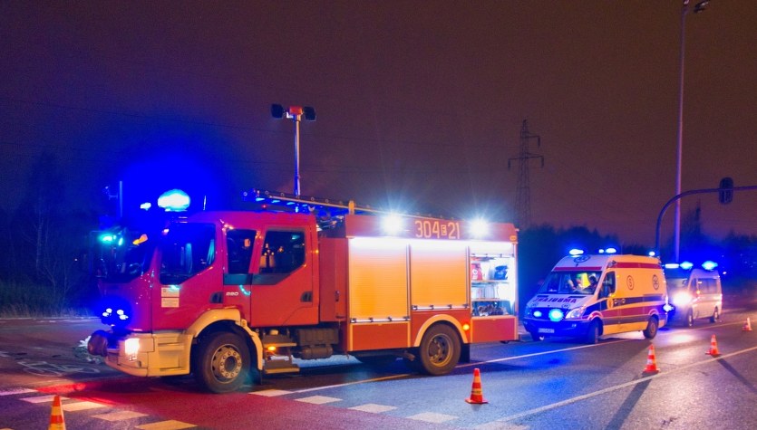Pożar w zakładach MAN w Starachowicach. Ewakuowano ponad 30 osób