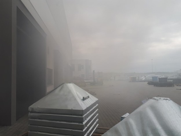 Pożar w zakładzie przemysłowym w Dębskiej Woli. Płonie płynny cynk /Gorąca Linia RMF FM /Gorąca Linia RMF FM
