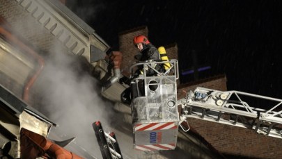 Pożar w zakrystii kościoła [ZDJĘCIA]