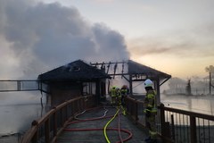 Pożar w zoo w Borysewie