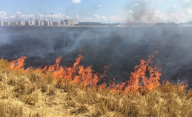 Pożar we Wrocławiu, Kłęby dymu widoczne z daleka