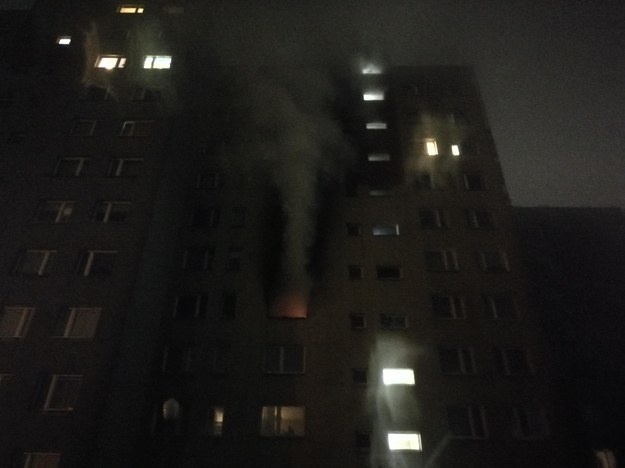 Pożar wybuchł na 4. piętrze bloku /Gorąca Linia RMF FM