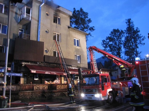 Pożar wybuchł po pierwszej w nocy /Maciej Pałahicki /RMF FM