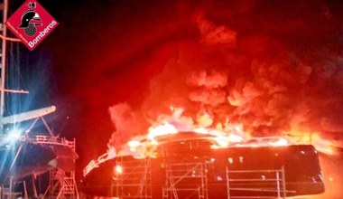 Pożar wybuchł w nocy. Polski milioner "nie ma do czego wracać"