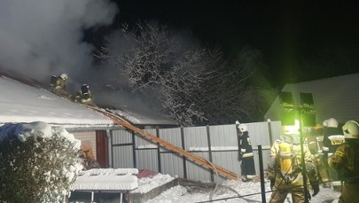 Pożar wybuchł w środku nocy. Tragedia pod Bielsko-Białą