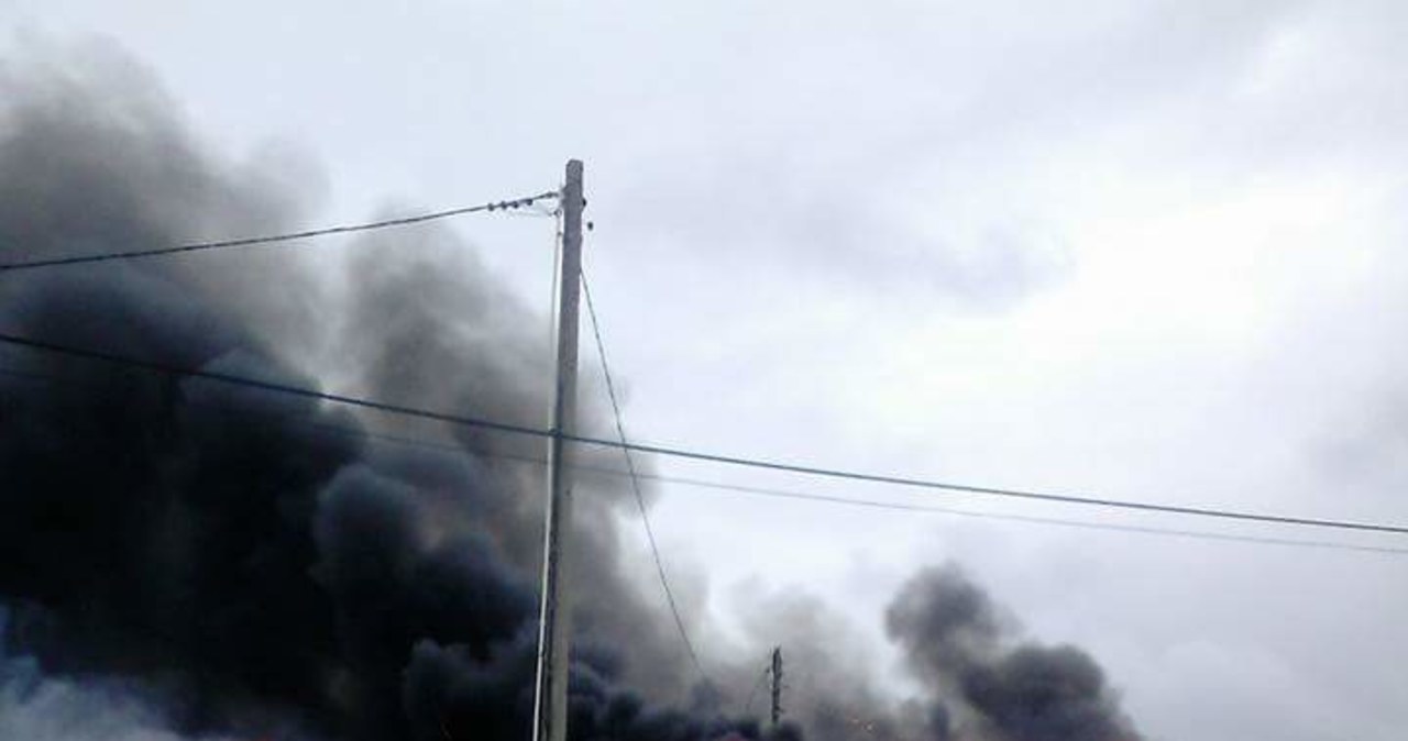 Pożar wysypiska śmieci w Stalówce na zdjęciach Słuchaczy RMF FM
