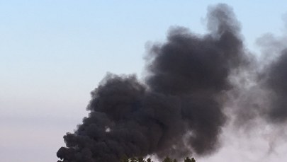 Pożar wysypiska w Dąbrówce Wielkopolskiej. Strażacy w akcji