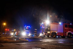 Pożar zabytkowego młyna w Tarnowie