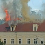 Pożar zabytkowego pałacu w Konarzewie