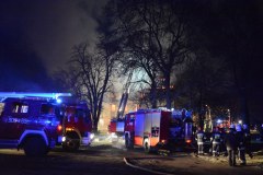 Pożar zabytkowego zamku w Ciepielowicach na Opolszczyźnie