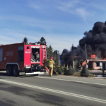 Pożar zakładu chemicznego koło Zgierza został opanowany