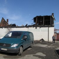 Pożar zakładu dziewiarskiego w Ozorkowie