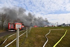 Pożar zakładu meblarskiego w Kaninie