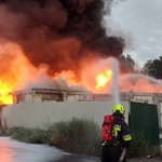 Pożar zbiorników z paliwem w Sławkowie. "Kilkanaście wybuchów"