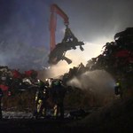 Pożar złomowiska w Tarnowskich Górach ugaszony