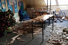 Pożar zniszczył szkołę dla niepełnosprawnych dzieci