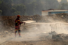 Pożary na greckiej wyspie Rodos