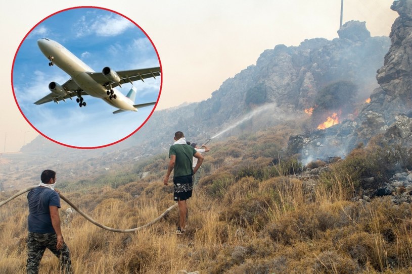 Pożary na Rodos nie odstraszyły wszystkich turystów. /AA/ABACA/Abaca/East News /East News