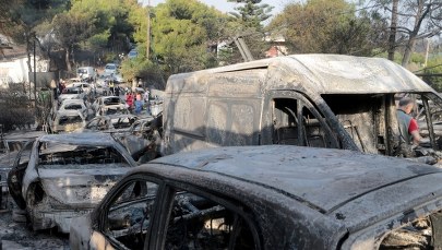 Pożary w Grecji. Dramatyczne relacje świadków: To była kwestia 20 minut. Wybuchła potworna panika