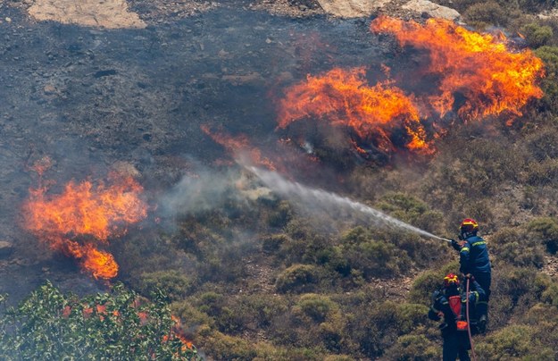 Pożary w Grecji /Xinhua/ABACA /PAP/Abaca