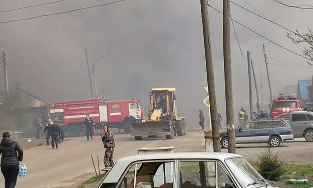 Pożary w Kraju Krasnojarskim /RUSSIAN EMERGENCIES MINISTRY HANDOUT HANDOUT /PAP/EPA
