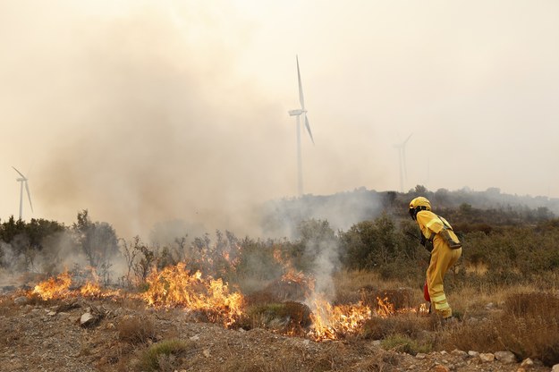 Pożary w prowincji Castellon /DOMENECH CASTELLO /PAP/EPA