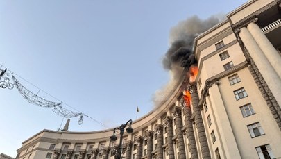 ​Pożary wieżowców i rządowego gmachu. Rosjanie zaatakowali Kijów