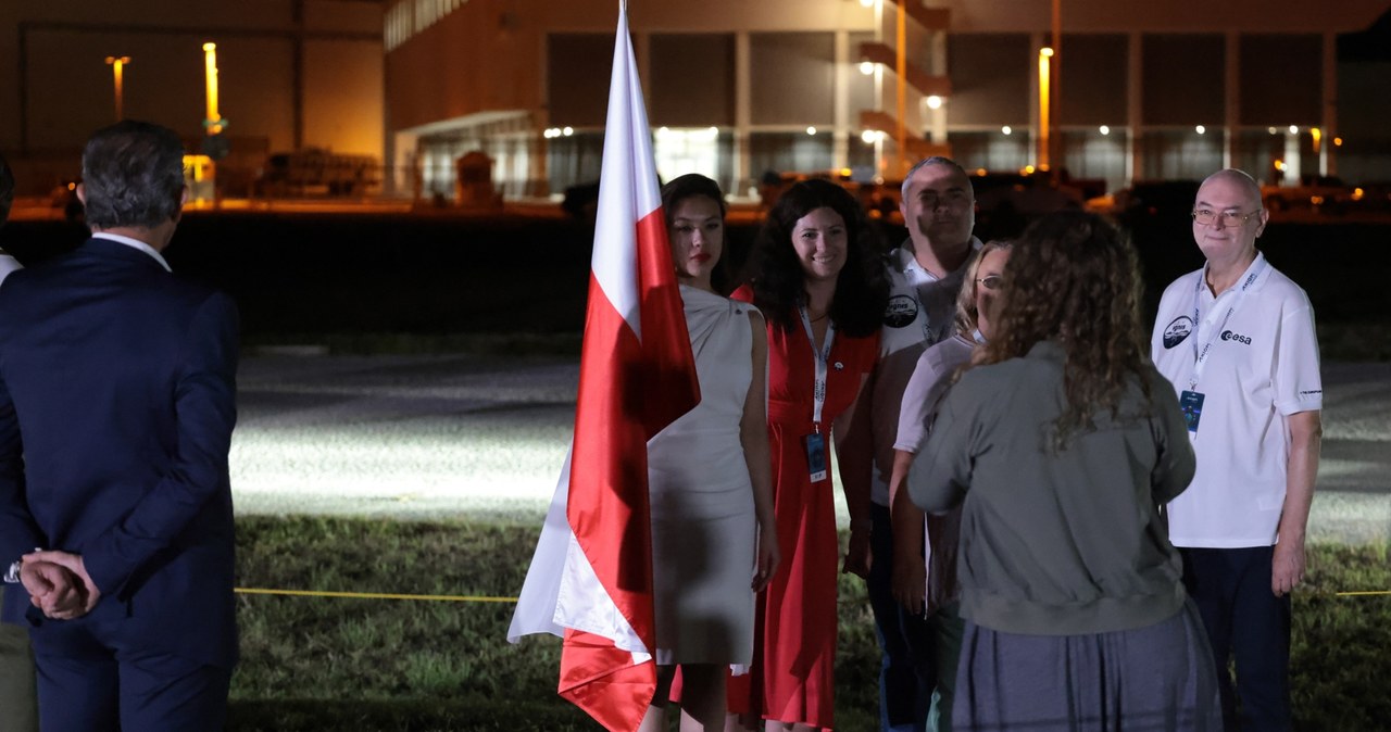 Pożegnanie astronautów z bliskimi