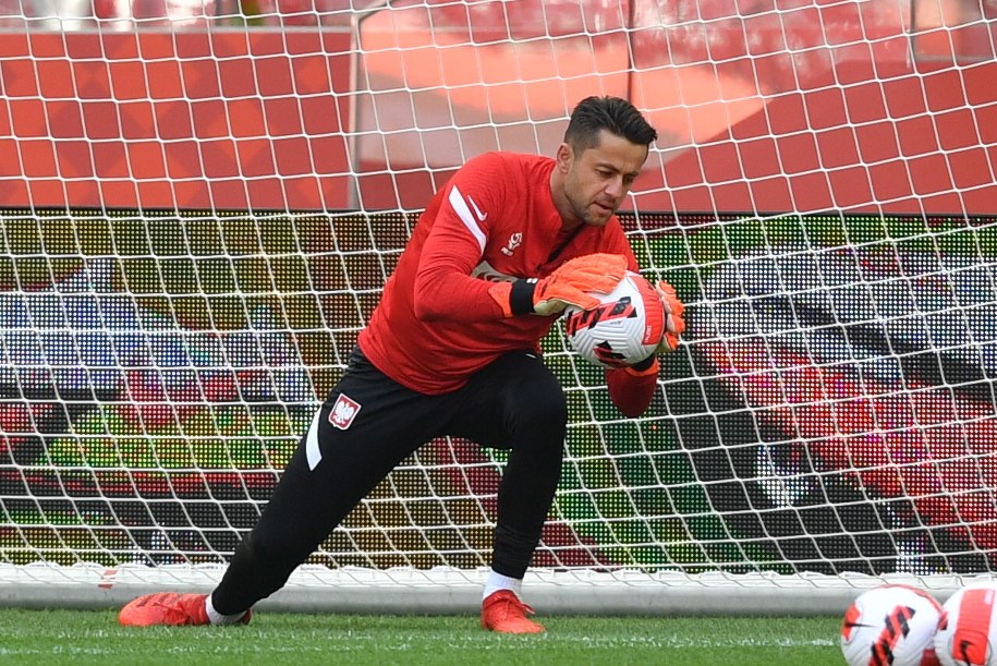 Pożegnanie Łukasza Fabiańskiego w meczu Polska – San Marino /Radosław Pietruszka /PAP