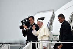 Pożegnanie papieża Franciszka na krakowskich Balicach