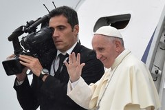 Pożegnanie papieża Franciszka na krakowskich Balicach